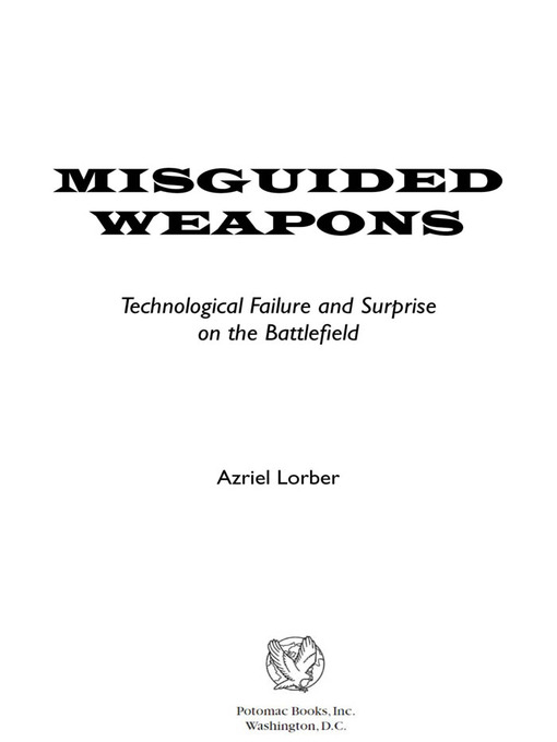 Title details for Misguided Weapons by Azriel Lorber - Wait list